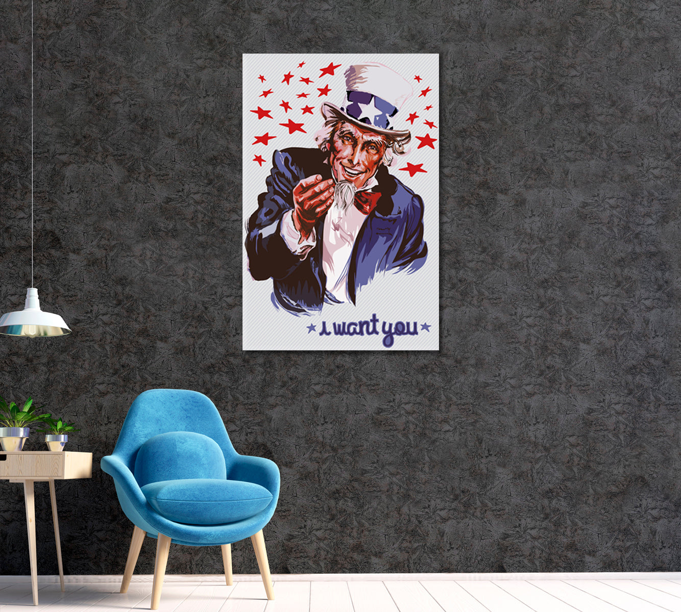 Uncle Sam (I Want You) Canvas Print ArtLexy   