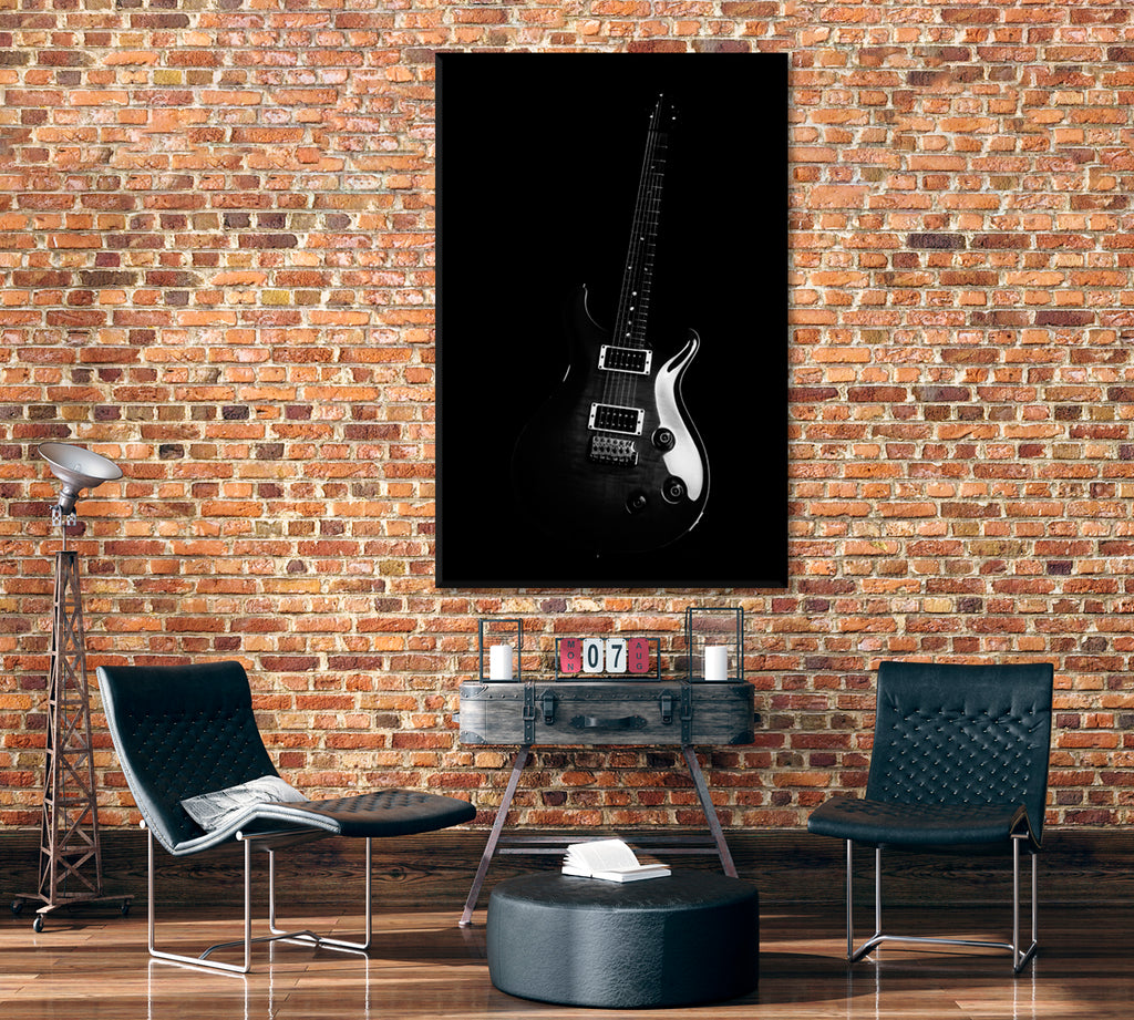 Electric Guitar Canvas Print ArtLexy 1 Panel 16"x24" inches 