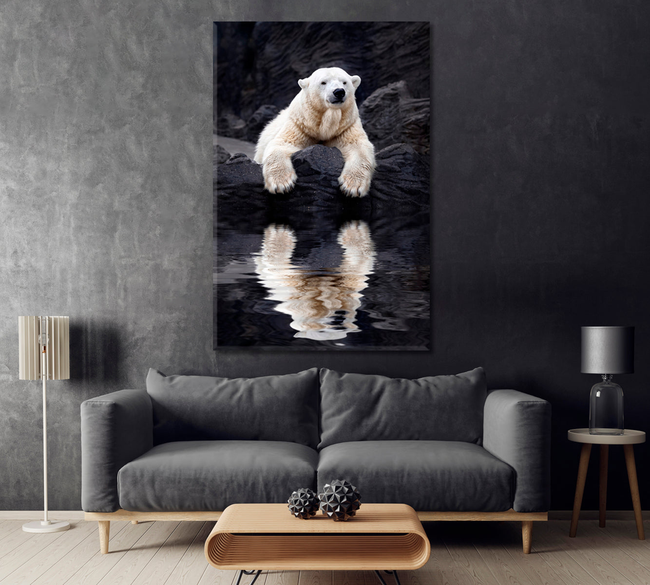 Polar Bear Canvas Print ArtLexy   