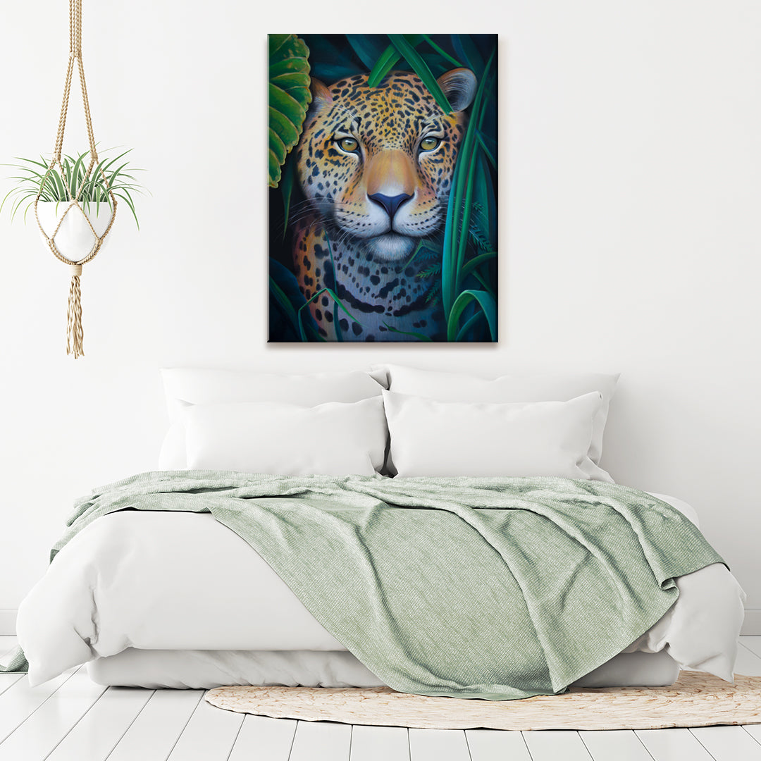 Leopard Canvas Print ArtLexy 1 Panel 16"x24" inches 