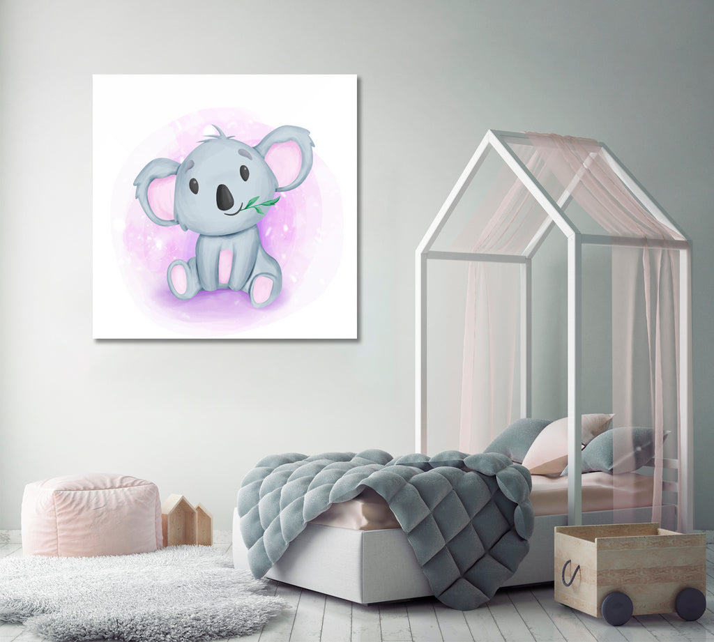 Baby Koala Canvas Print ArtLexy 1 Panel 12"x12" inches 