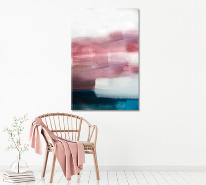 Abstract Pastel Pink Brush Strokes Canvas Print ArtLexy   