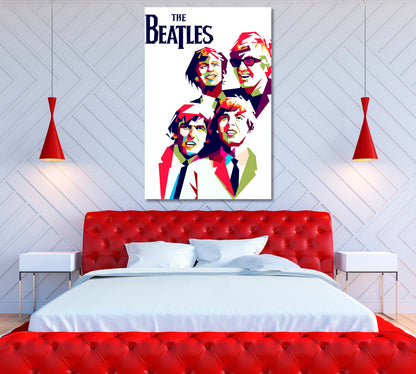 The Beatles Canvas Print ArtLexy   