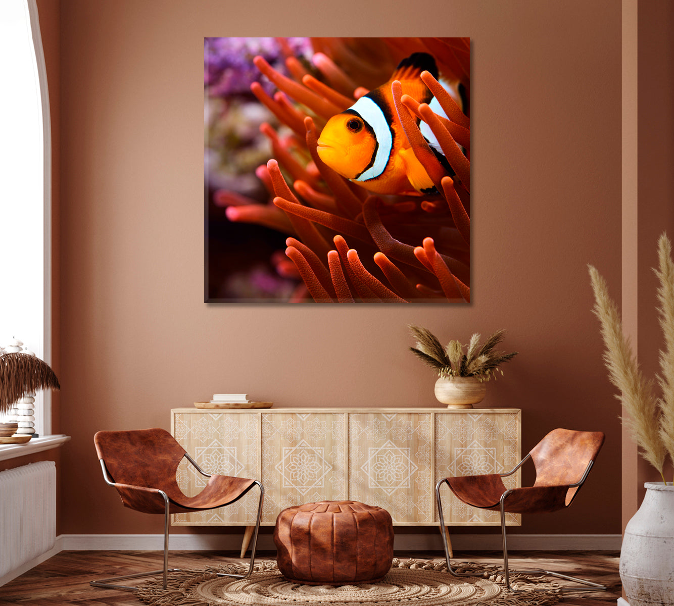 Amphiprion Ocellaris Clownfish Canvas Print ArtLexy   