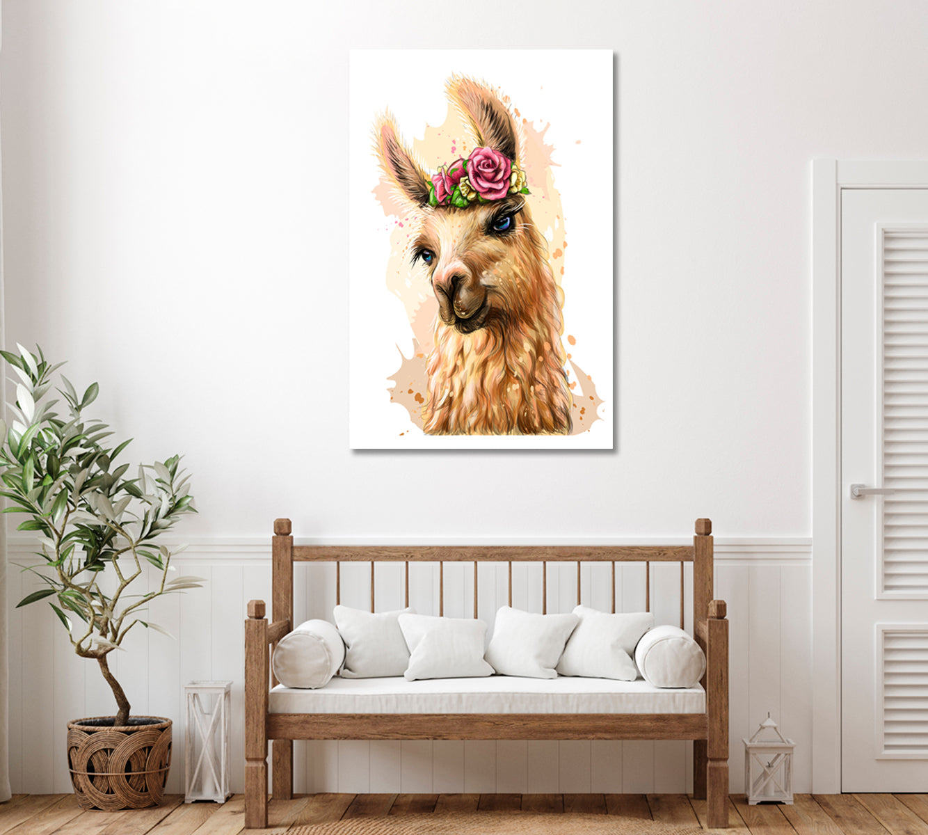 Alpaca Canvas Print ArtLexy   