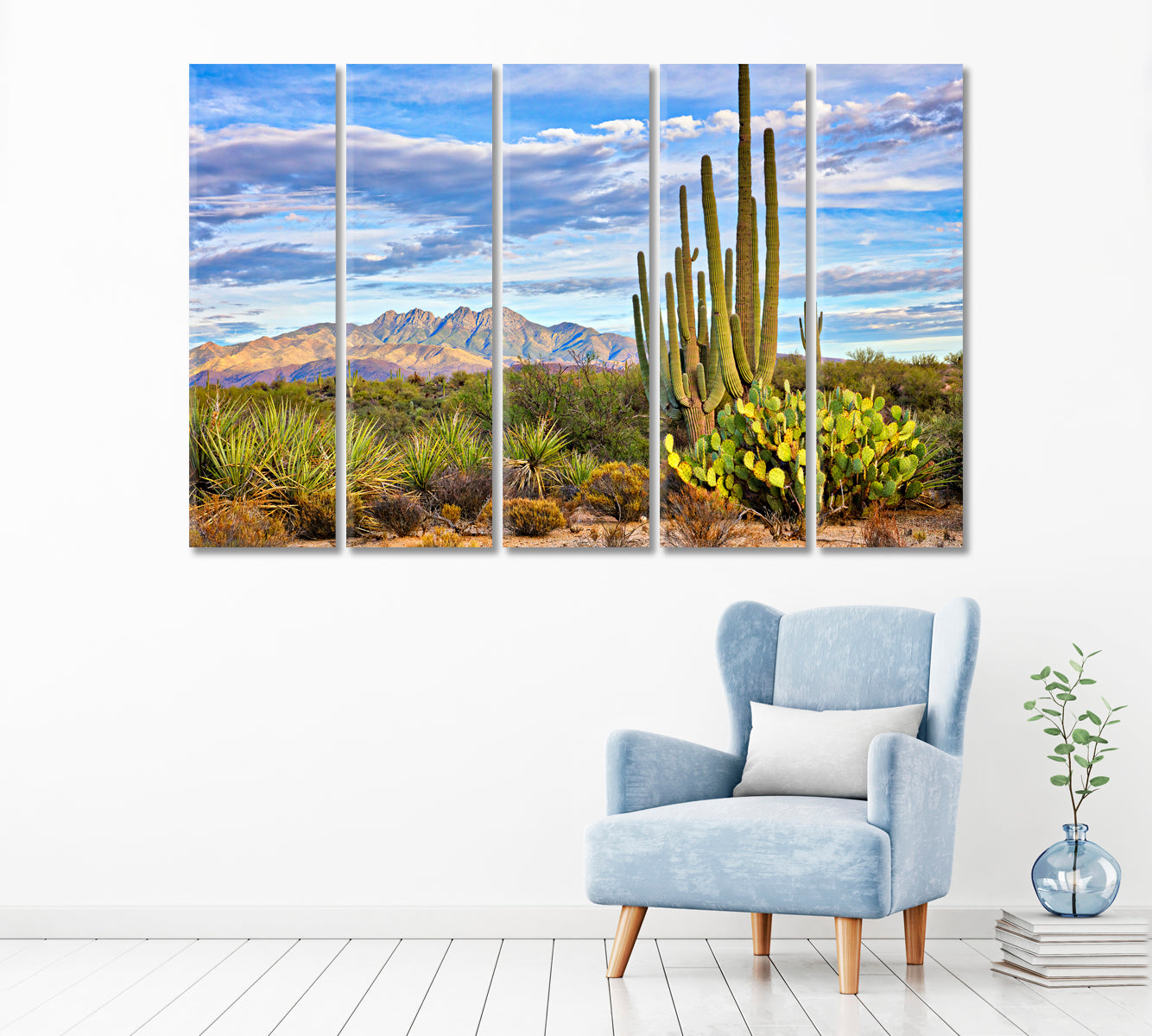 Saguaro Cactus in Phoenix Arizona Canvas Print ArtLexy   