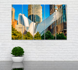 Manhattan New York City Canvas Print ArtLexy 5 Panels 36"x24" inches 