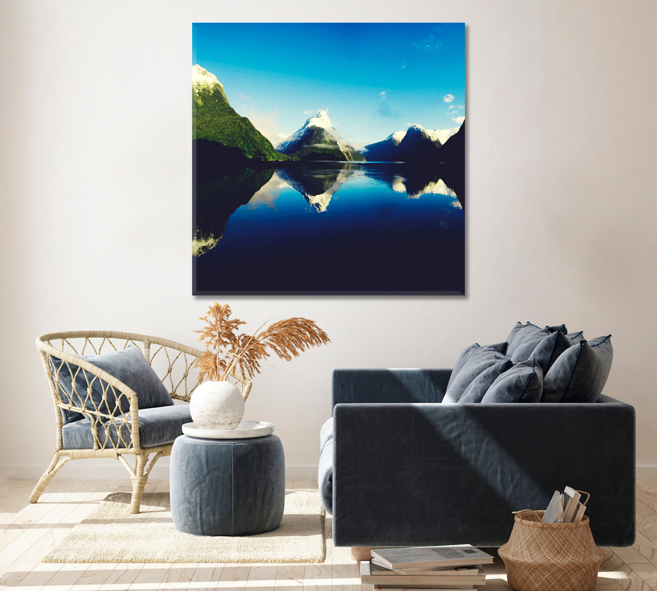 Milford Sound Fiordland New Zealand Canvas Print ArtLexy   