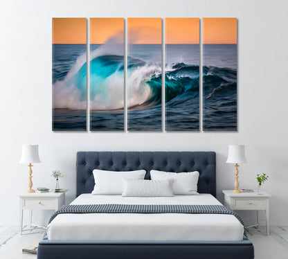 Stunning Huge Ocean Wave Canvas Print ArtLexy   