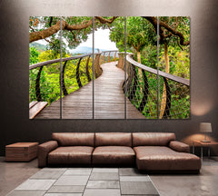 Kirstenbosch National Botanical Garden Cape Town Africa Canvas Print ArtLexy 5 Panels 36"x24" inches 