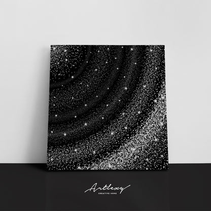 Abstract Shining Space Canvas Print ArtLexy 1 Panel 12"x12" inches 