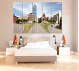 Dealey Plaza in Dallas Canvas Print ArtLexy 5 Panels 36"x24" inches 