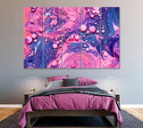 Colourful Acrylic Bubbles Canvas Print ArtLexy 5 Panels 36"x24" inches 