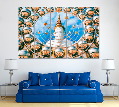 Wat Pha Sorn Kaew (Temple on the Glass Cliff) Thailand Canvas Print ArtLexy 5 Panels 36"x24" inches 