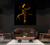 Cowboy with Revolver Canvas Print ArtLexy   
