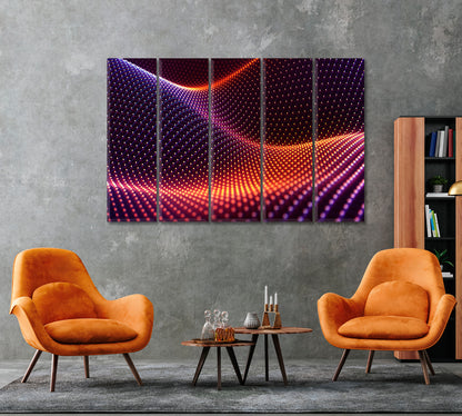 Abstract Colorful Mesh Canvas Print ArtLexy   