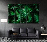 Tropical Palm Leaves Canvas Print ArtLexy   