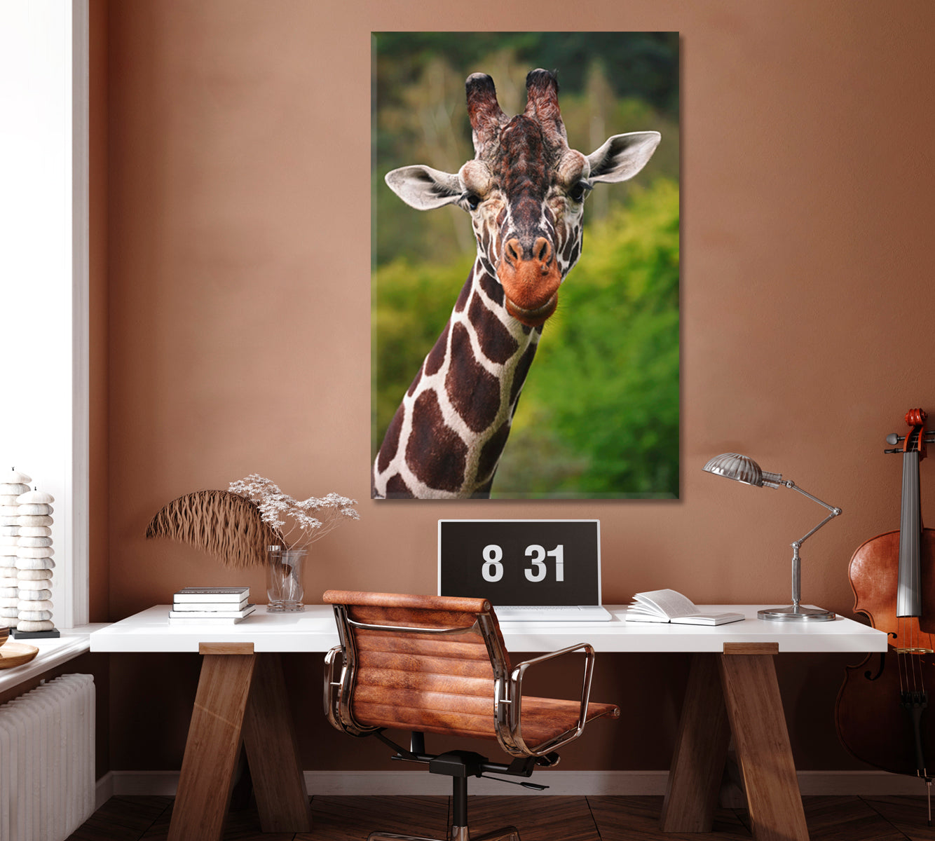 Rothschild Giraffe Canvas Print ArtLexy 1 Panel 16"x24" inches 