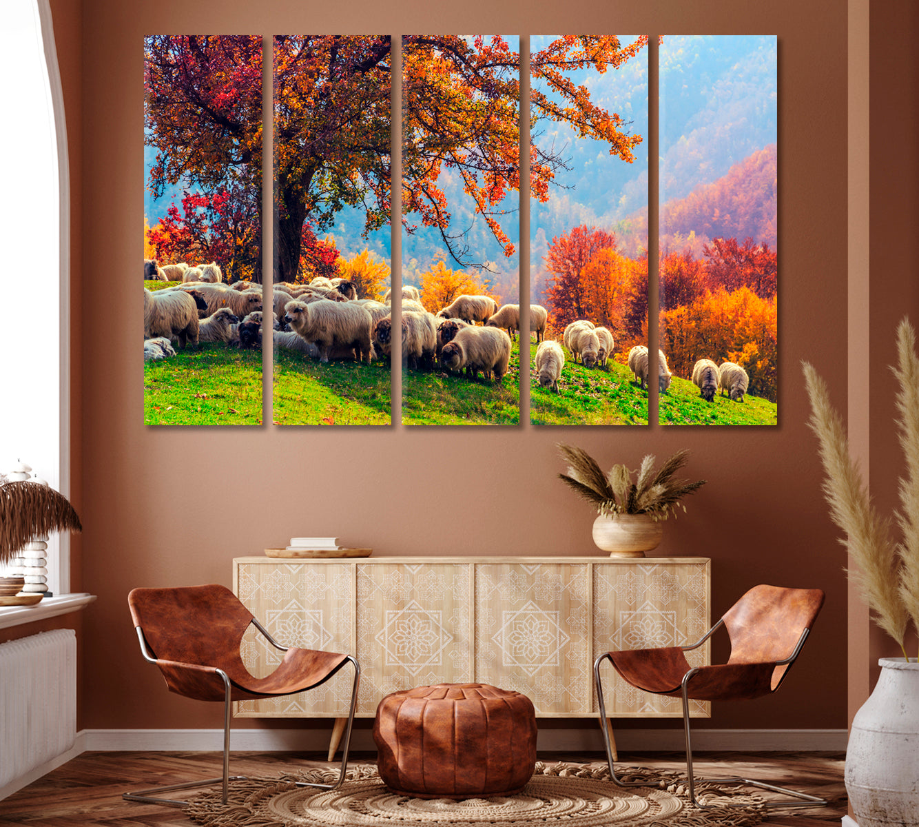 Sheep in Romanian Carpathians Canvas Print ArtLexy   