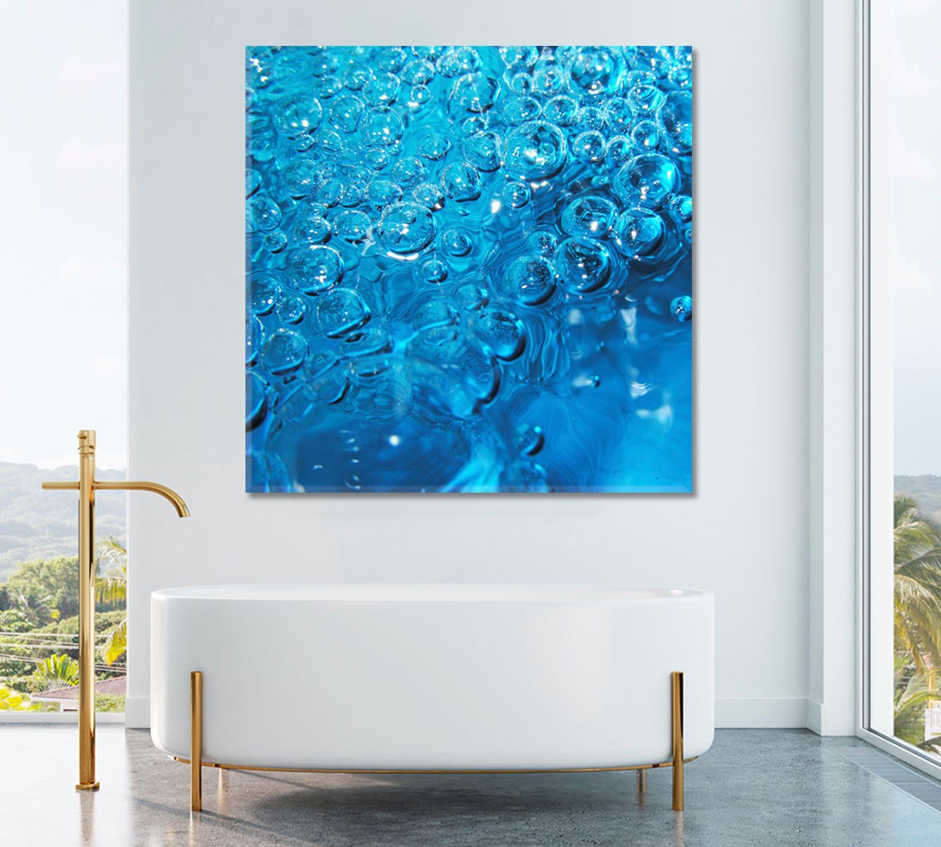 Water Bubbles Canvas Print ArtLexy   