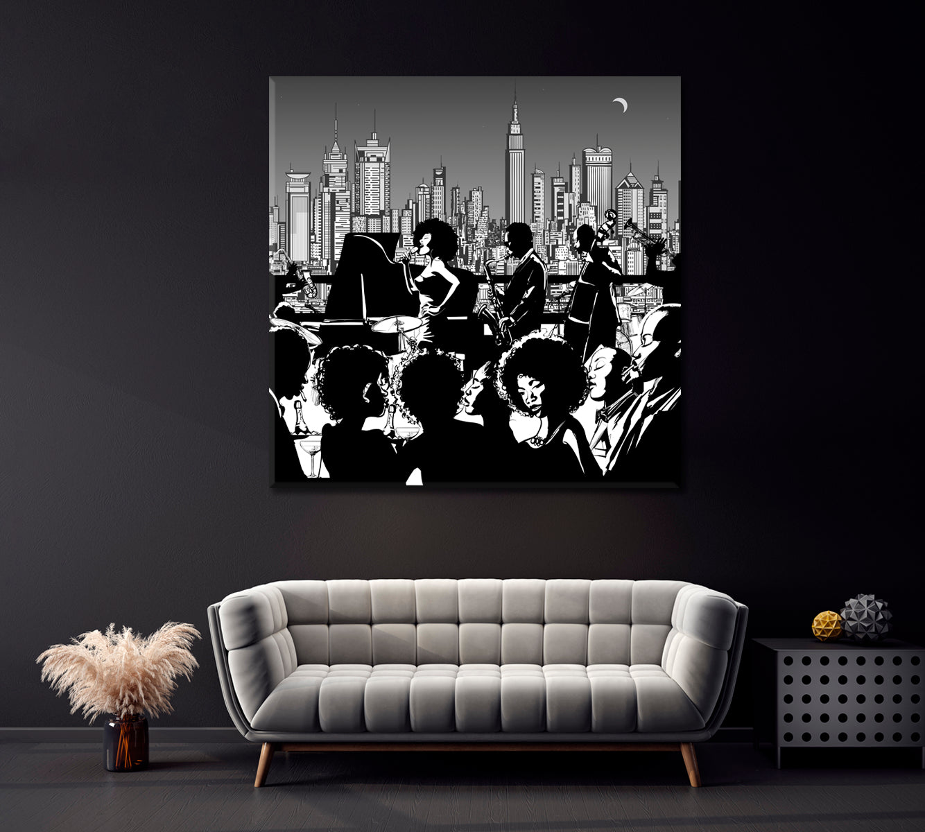 Jazz Music Band in New York Canvas Print ArtLexy   