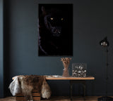 Black Jaguar Canvas Print ArtLexy   