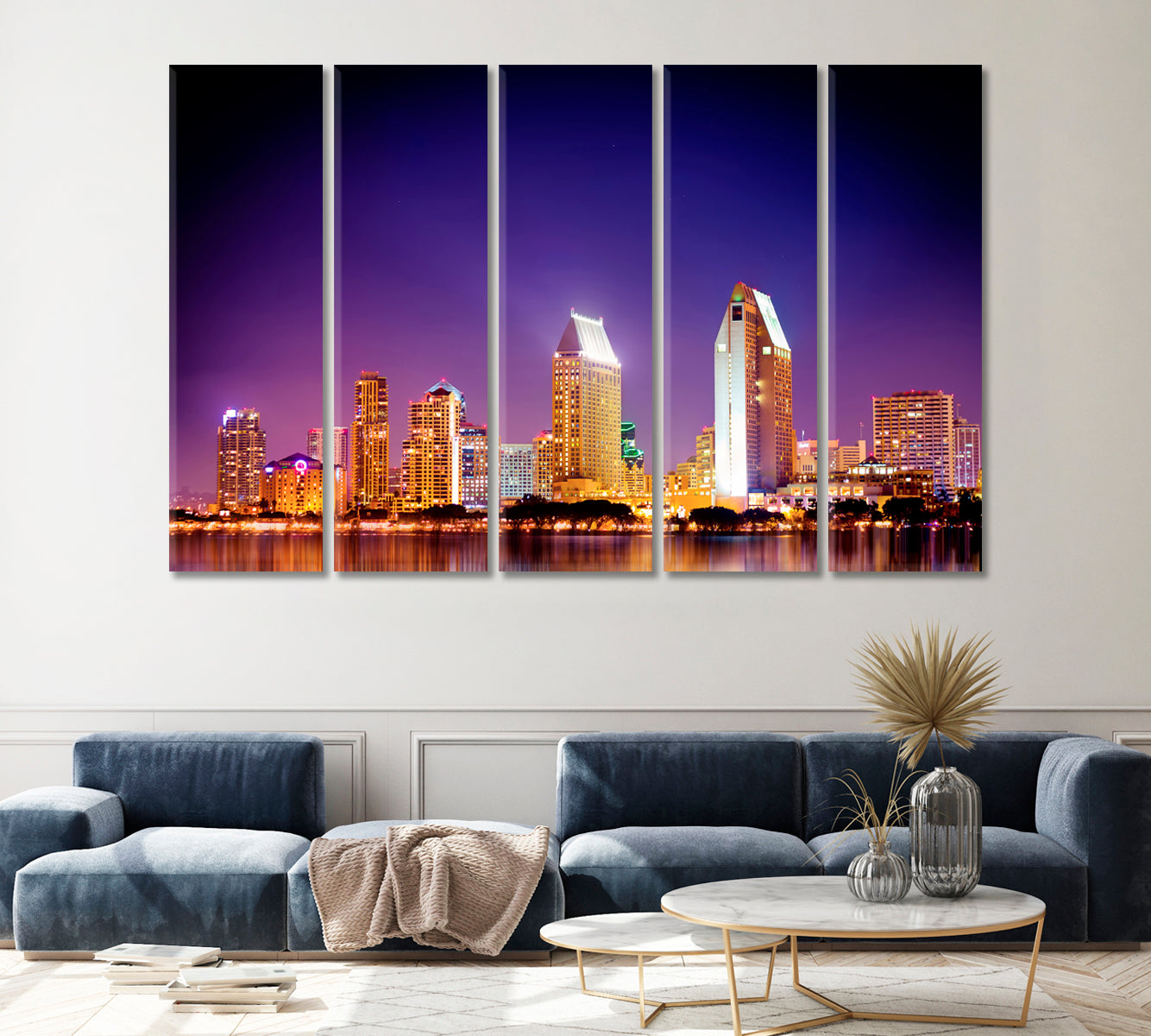 San Diego Skyline California Canvas Print ArtLexy   