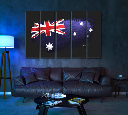 Australia Flag Canvas Print ArtLexy   