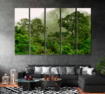 Rainforest Queensland Australia Canvas Print ArtLexy 5 Panels 36"x24" inches 