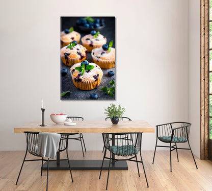 Blueberry Muffins Canvas Print ArtLexy   