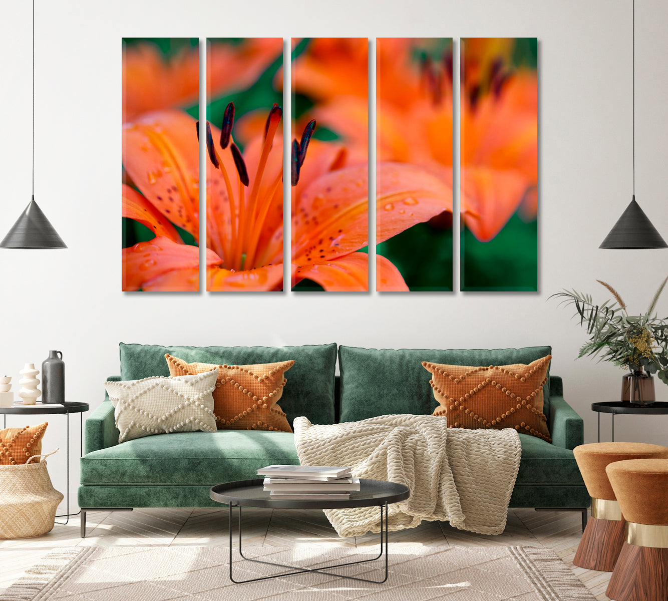 Lily Flowers Canvas Print ArtLexy   