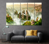 Mountains in Zhangjiajie National Forest Park Hunan China Canvas Print ArtLexy 5 Panels 36"x24" inches 