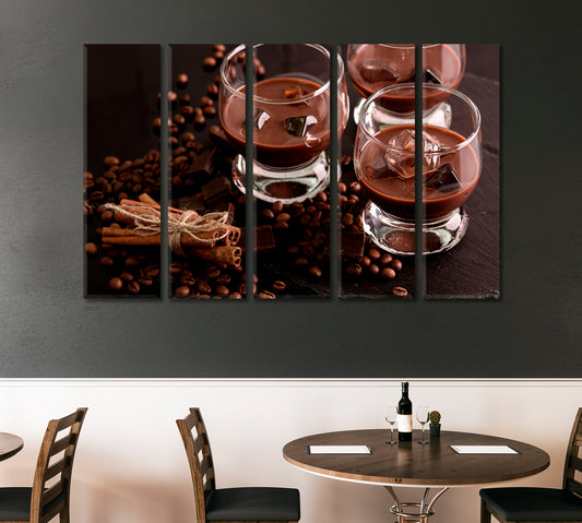 Coffee with Ice Canvas Print ArtLexy   