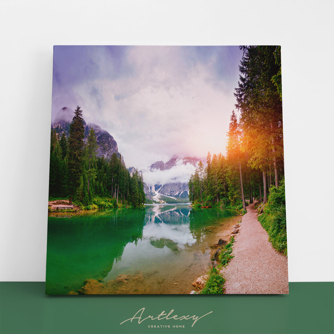 Amazing Landscape of Austrian Alps Canvas Print ArtLexy   
