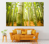 Arashiyama Bamboo Grove Kyoto Japan Canvas Print ArtLexy 5 Panels 36"x24" inches 