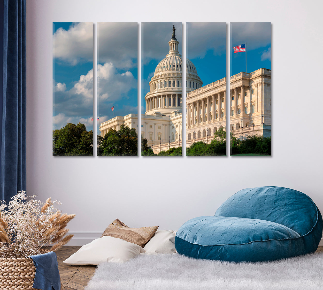 United States Capitol Building in Washington DC Canvas Print ArtLexy   