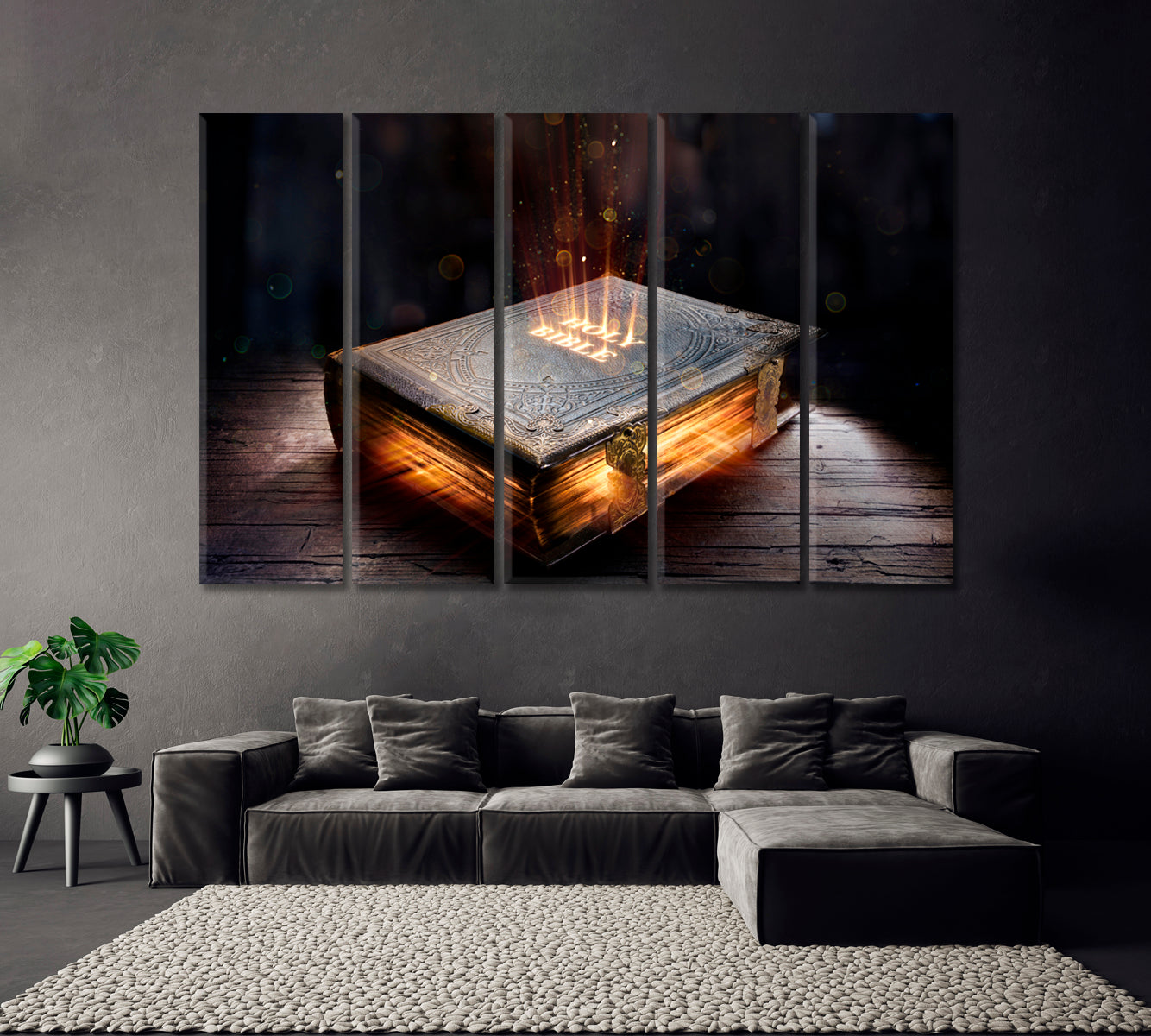Ancient Book Holy Bible Canvas Print ArtLexy   