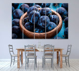 Plums Canvas Print ArtLexy 5 Panels 36"x24" inches 