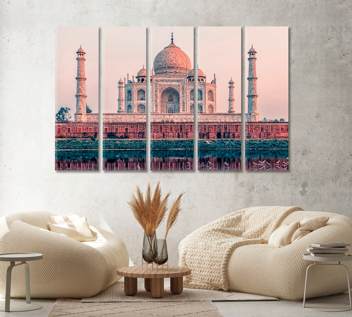 Taj Mahal Agra India Canvas Print ArtLexy   