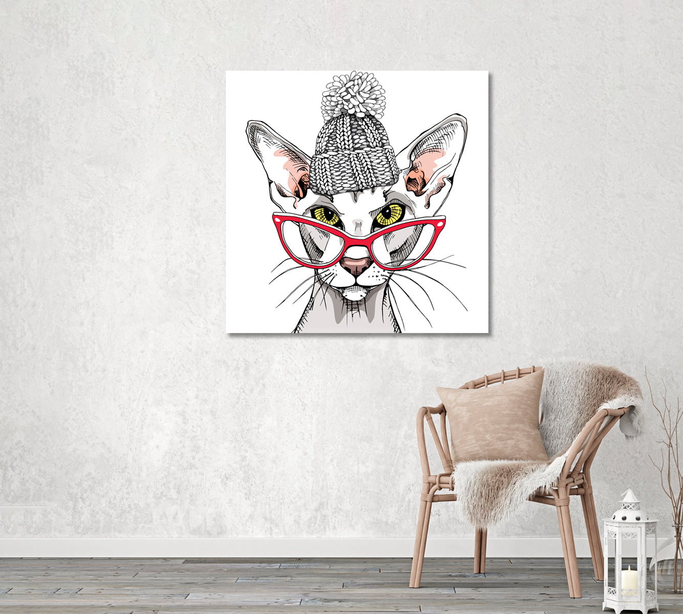 Oriental Shorthair Cat Canvas Print ArtLexy   
