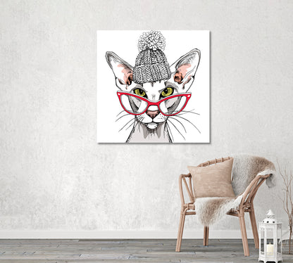 Oriental Shorthair Cat Canvas Print ArtLexy   