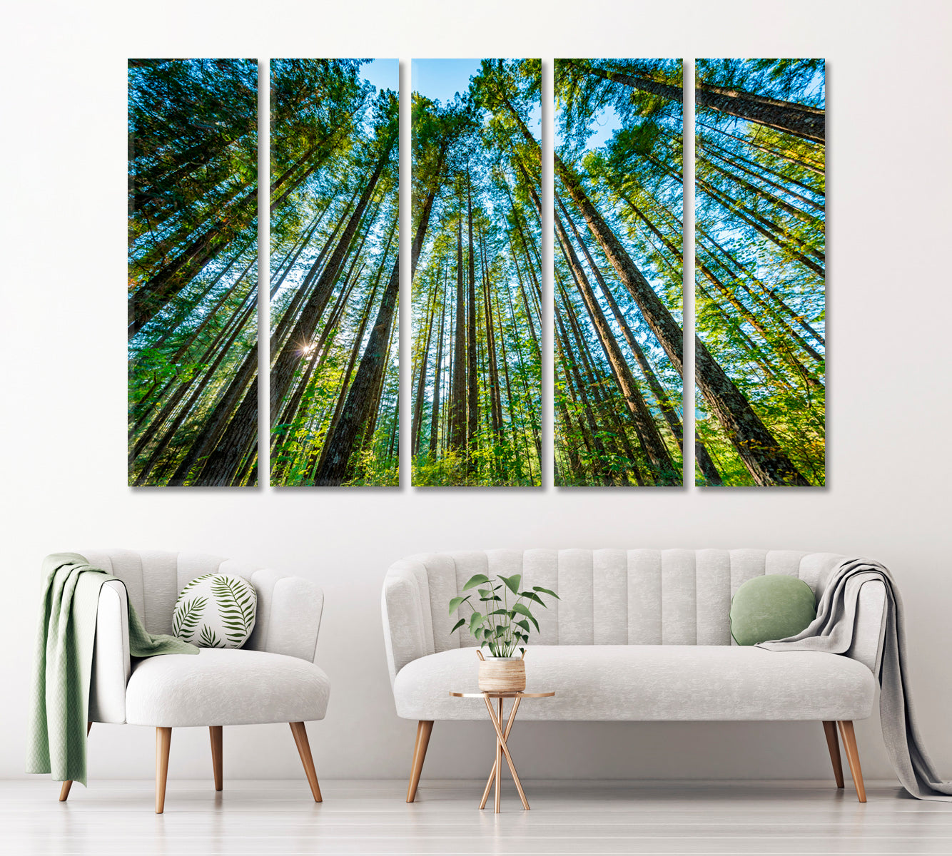 Beautiful Forest in Washington State Canvas Print ArtLexy   