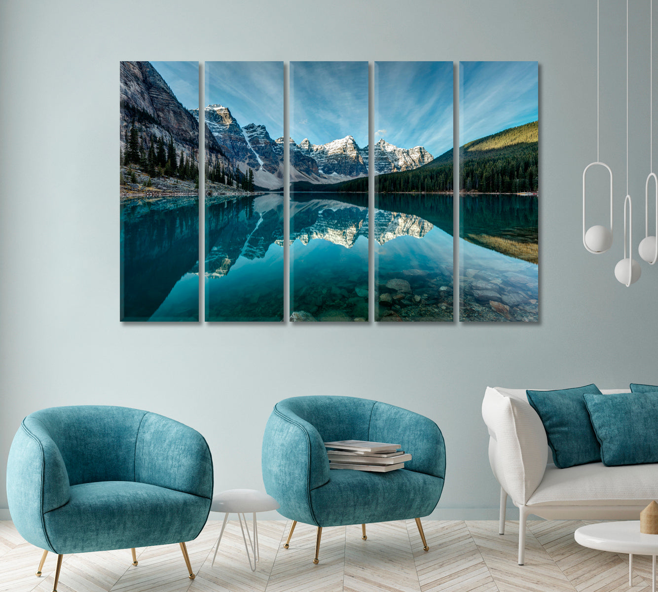 Moraine Lake Banff NP Alberta Canvas Print ArtLexy   