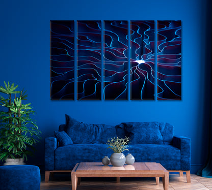 Abstract Nerve Cell Canvas Print ArtLexy   