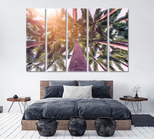 Coconut Palm Trees Canvas Print ArtLexy   