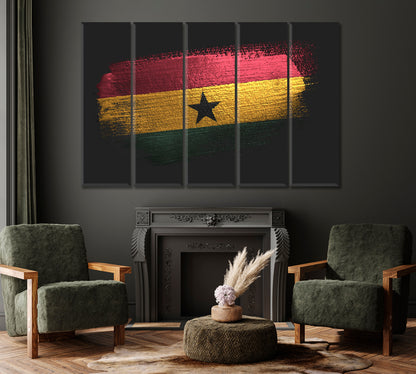 Ghana Flag Canvas Print ArtLexy   