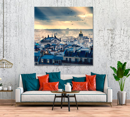 Paris Cityscape Canvas Print ArtLexy   