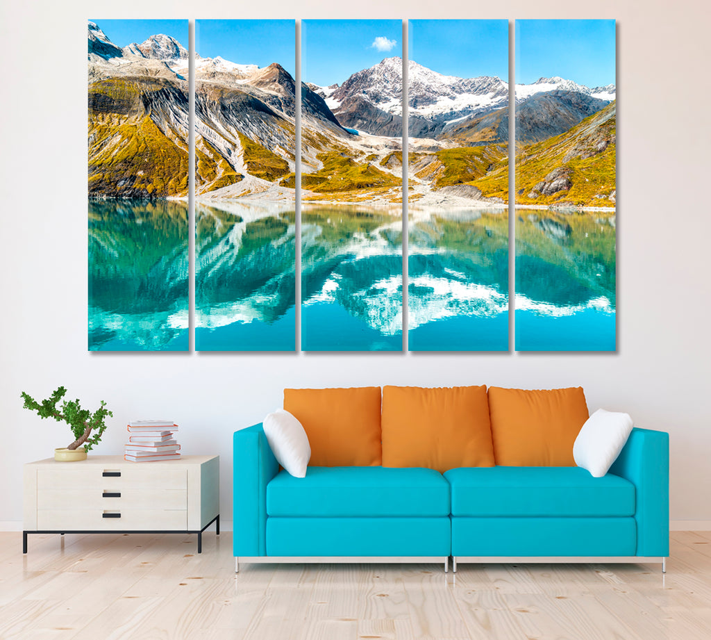 Glacier Bay National Park Alaska Canvas Print ArtLexy 5 Panels 36"x24" inches 