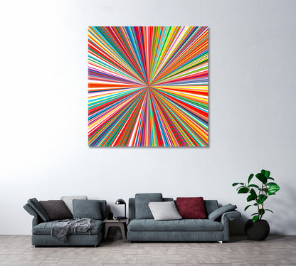 Abstract Colorful Rainbow Canvas Print ArtLexy   