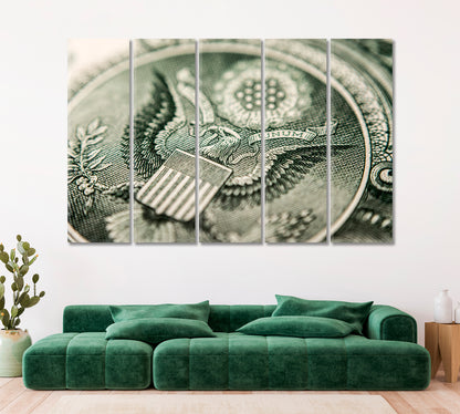 US One Dollar Bill Canvas Print ArtLexy   